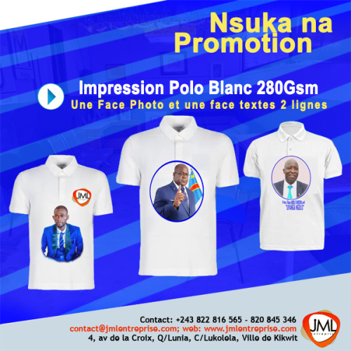 Polos Blanc 280 gsm