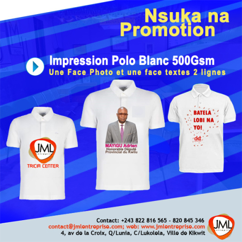 Polos  Blanc 500 gsm